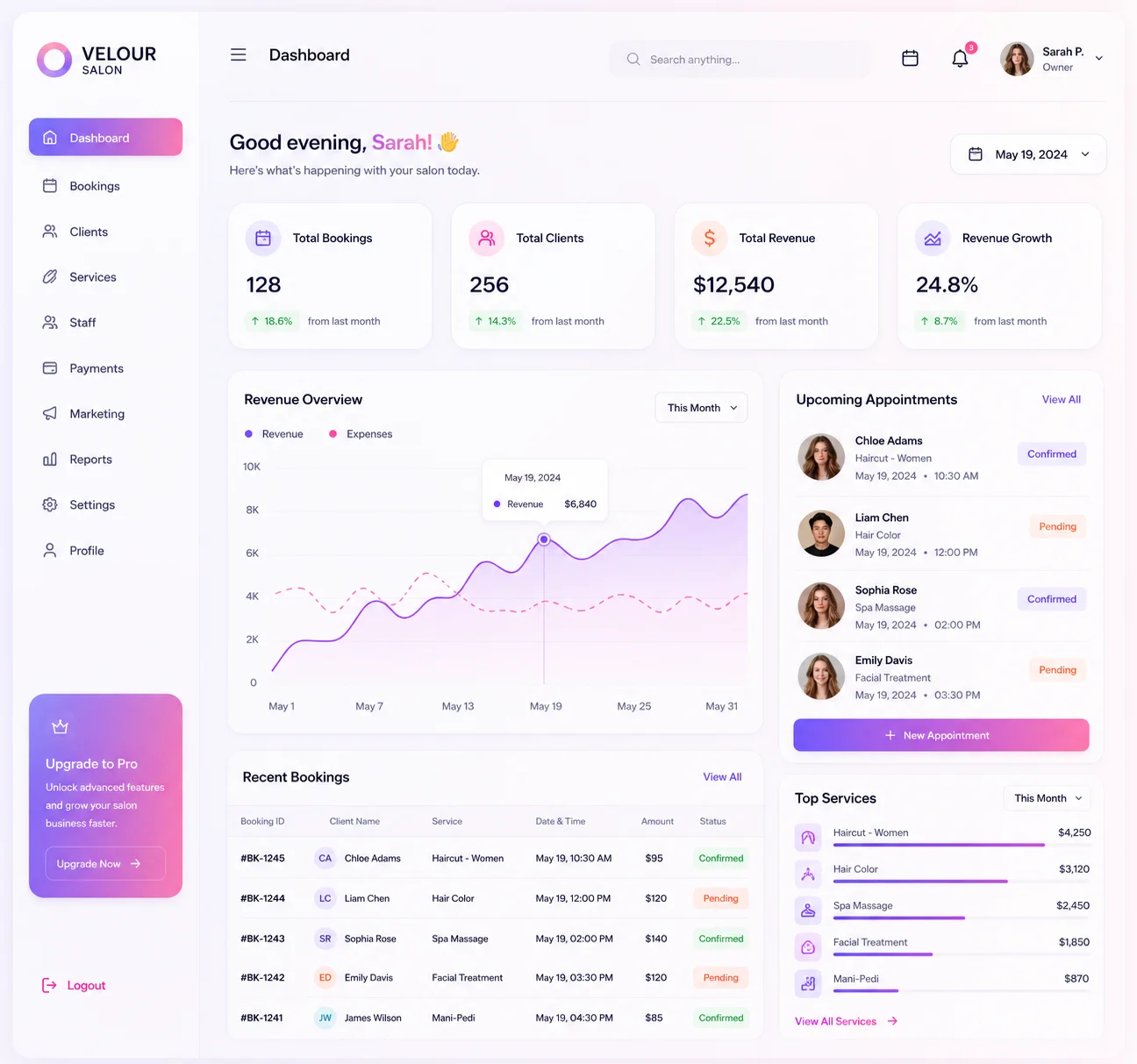 Frictionless Online Booking